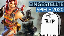 Eingestellte Spiele 2020 - Diese Games haben das Jahr nicht überlebt