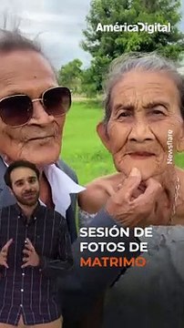 Nunca es tarde: estos #abuelitos vivieron una romántica sesión de fotos de #matrimonio