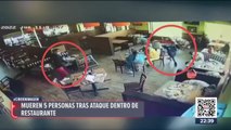 Hombres armados asesinan a cinco personas en restaurante de Cd Juárez