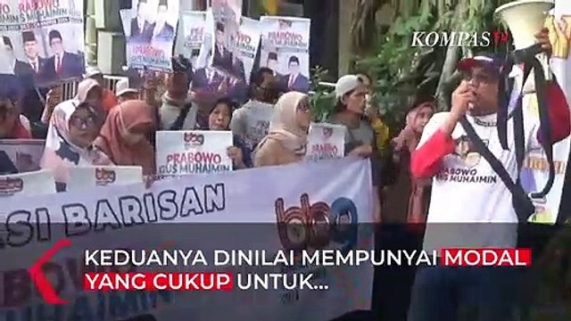 Relawan Deklarasi Duet Prabowo-Cak Imin Jadi Capres dan Cawapres 2024 di Sukabumi