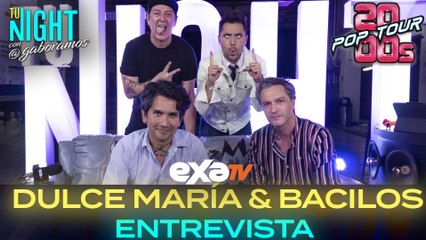 Dulce María & Bacilos en TuNight por EXA tv