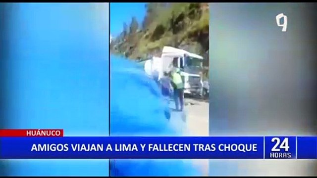 Huánuco: Choque de cisterna contra camioneta deja tres muertos y dos heridos