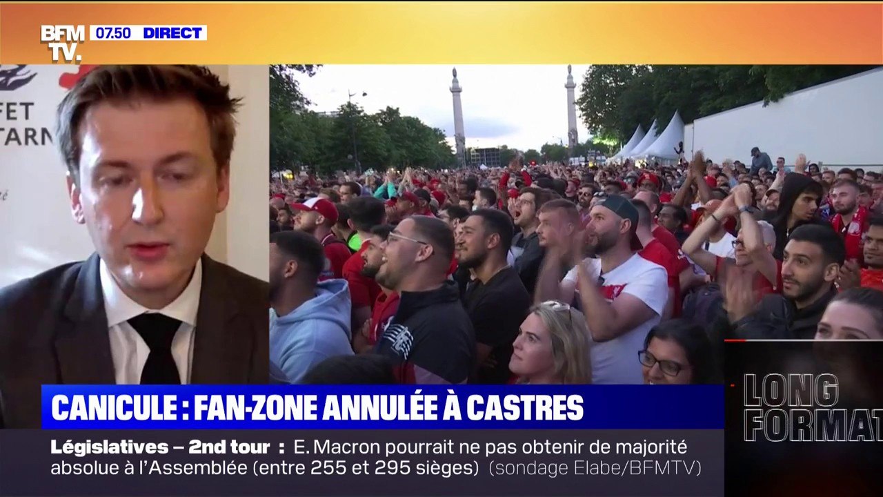 François-Xavier Lauch, préfet du Tarn, sur l'annulation de la fan zone à Castres: "Il me revient de veiller à ce que les services de secours ne soient pas saturés"