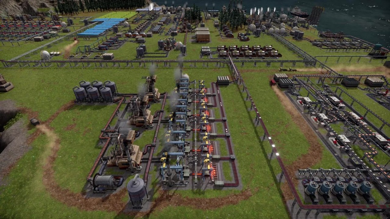 Das Aufbauspiel Captain of Industry kombiniert Anno mit Factorio