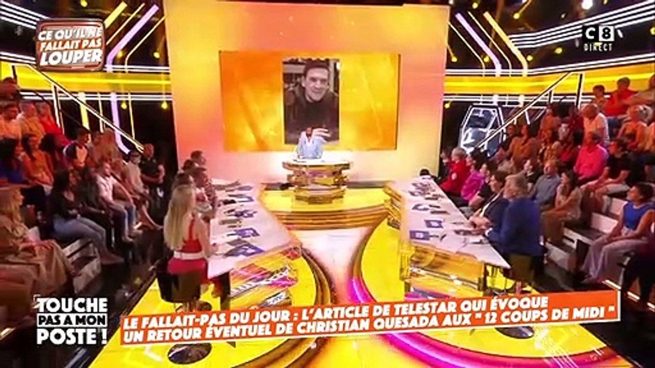 Gilles Verdez et Guillaume Genton évoquent Christian Quesada et ce qu'il devient depuis sa sortie de prison - "Touche pas à mon poste", C8