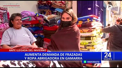 Gamarra se alista para combatir el frío: frazadas, chompas, gorritos y más a precios de infarto