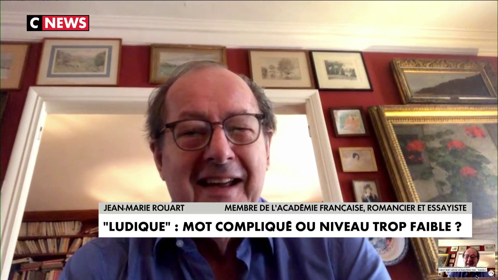 Jean-Marie Rouart : «Les valeurs de culture et d'éducation ont disparu» -  Vidéo Dailymotion