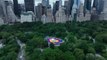 (DRONE) NEW YORK - Central Park'taki Wollman Buz Pisti, diskoya dönüştürüldü
