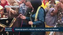 Pemkab Pekalongan Beri Mesin Pemotong Padi ke Petani