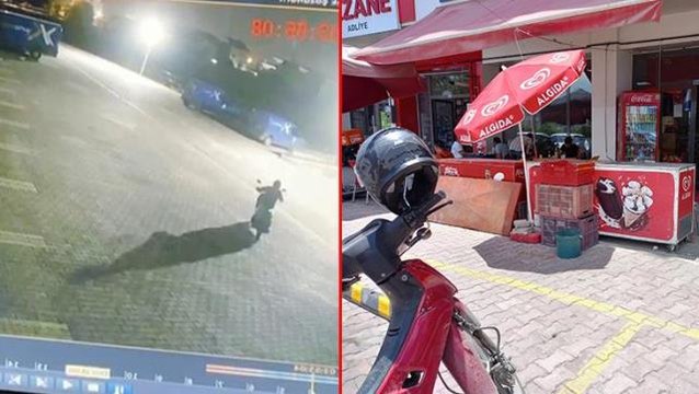 Büfeden 125 bin lira değerinde hırsızlık yapan şüpheli, güvenlik kamerasına takıldı