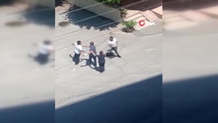 Tartıştığı şahsın saldırısına uğrayan hasta nakil ambulansı şoförü yumruklara böyle direndi