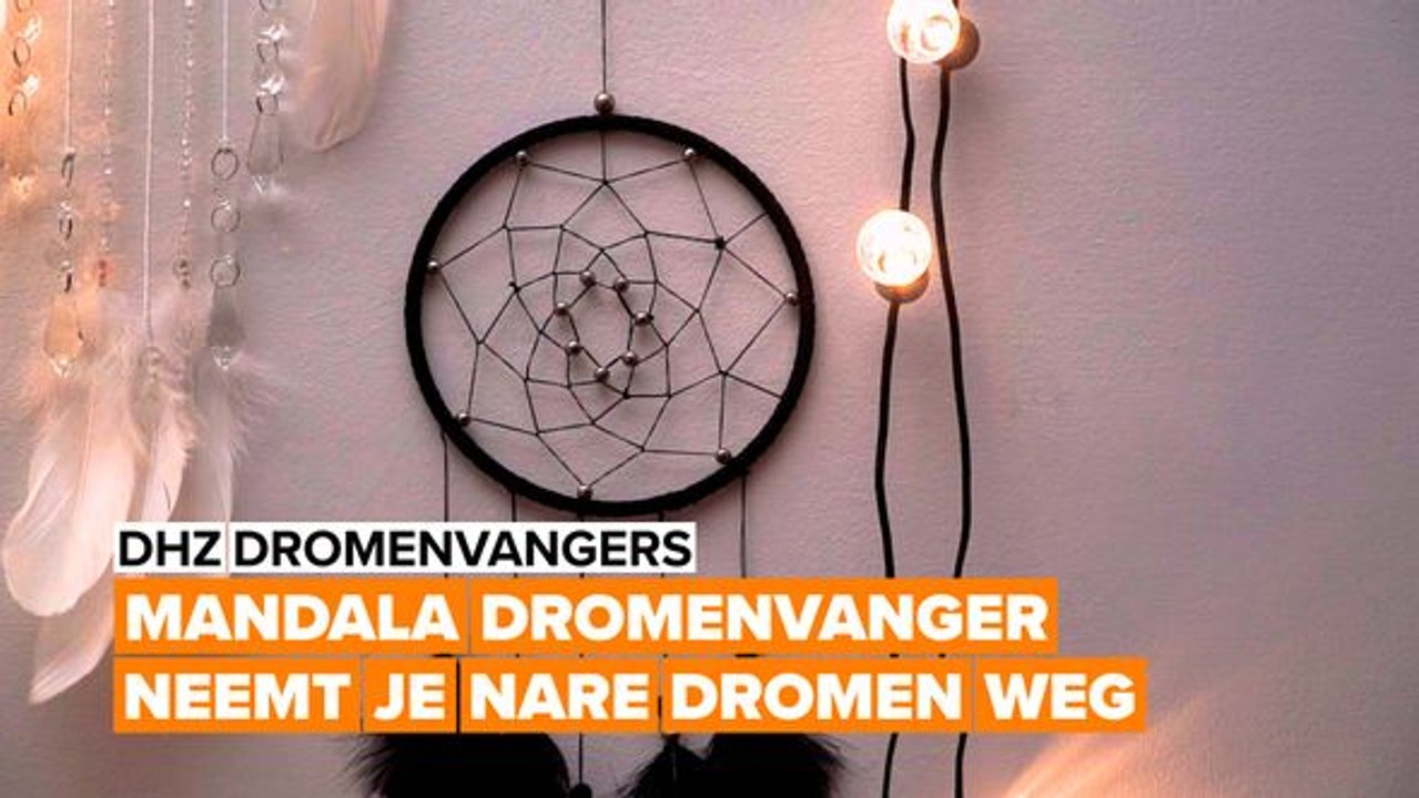 Een mandala dromenvanger om je 's nachts veilig te houden