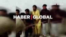 Görüntüler ortaya çıktı! Hint polislerin Müslüman gençlere yaptıkları kamerada