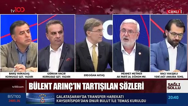 Mehmet Metiner Bülent Arınç’a patladı ‘İnşallah partimizden de ihraç olur’