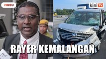 Rayer terlibat kemalangan, dimasukkan ke hospital Sungai Buloh