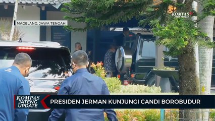 Presiden Jerman Kunjungi Candi Borobudur