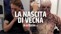 Stranger Things, l’incredibile trasformazione al trucco: l’attore è ‘Vecna’, il mostro della serie