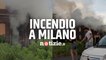 Milano, incendio nella palazzina ex chimici di Rogoredo: salvato un uomo dalle fiamme