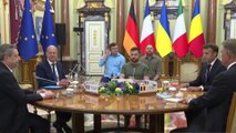 قادة 4 دول أوروبية يصلون العاصمة الأوكرانية كييف