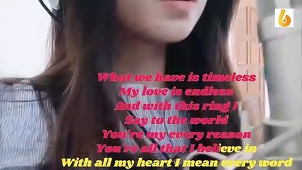Beautiful In White -Westlife (Cover by Shania Yan)