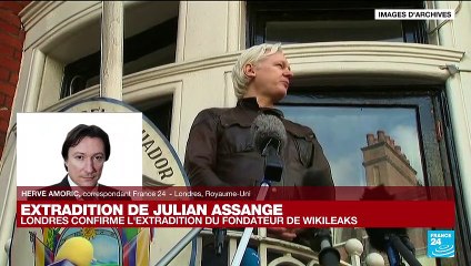 Le gouvernement britannique approuve l'extradition de Julian Assange vers les États-Unis