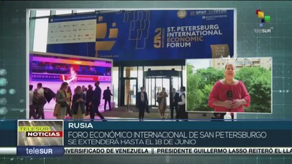Rusia se compromete a mantener abierta su economía en XXV Foro Económico Internacional