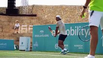 Nadal entrena sobre hierba en Mallorca con la vista en Wimbledon
