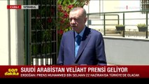 Son Dakika! Cumhurbaşkanı Erdoğan açıkladı: Suudi Veliaht Prens Bin Selman Türkiye'ye geliyor