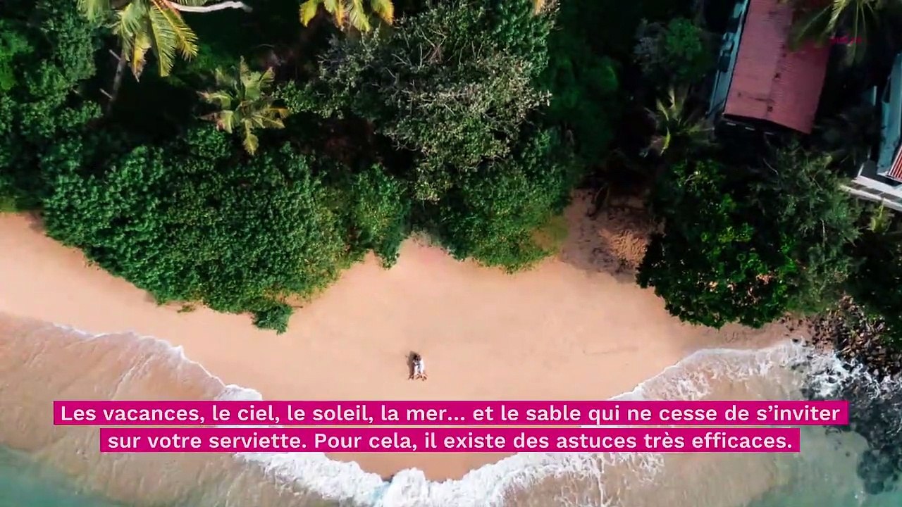 Vacances à la mer : la technique magique pour éviter le sable sur les serviettes