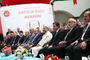 Diyanet İşleri Başkanı Erbaş, Trabzon'da hafızlık icazet törenine katıldı