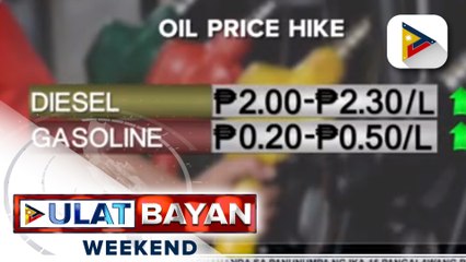 Oil price hike, asahan sa susunod na linggo