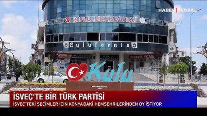 İsveç'teki seçimler için Konya'daki hemşerilerinden oy istiyor