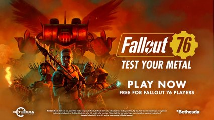 Fallout 76 - Test Your Metal Launch Trailer PS