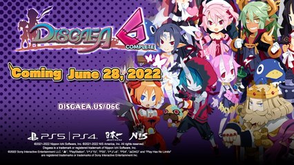 Disgaea 6 Complete - Demo Trailer PS