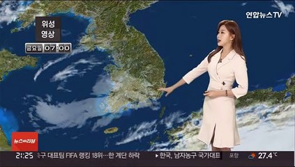 [날씨] 주말 중부 소나기…30도 안팎 무더위 이어져