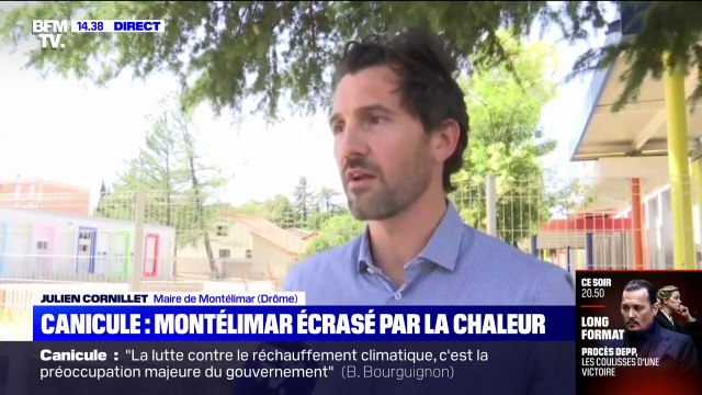Nous allons demander au ministre de fermer les écoles plus tôt et d'adapter le calendrier scolaire aux conditions météorologiques annonce Julien Cornillet, maire de Montélimar