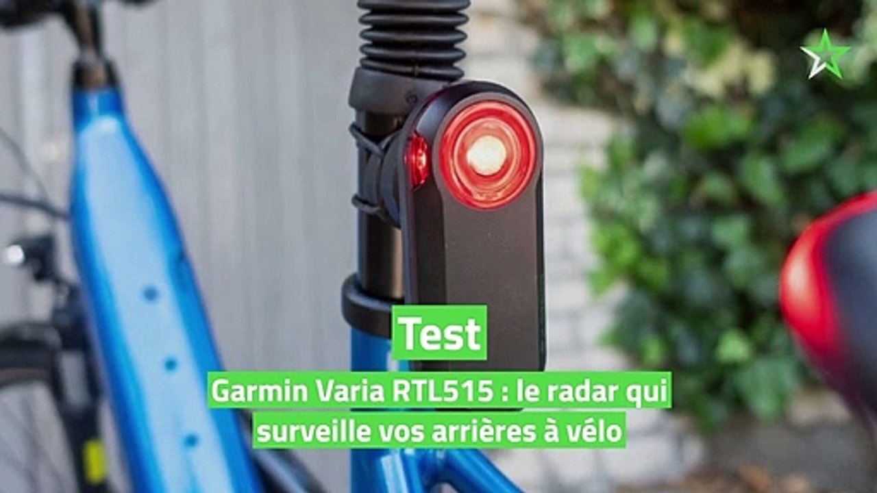 Test Garmin Varia RTL515 : le radar qui surveille vos arrières à vélo