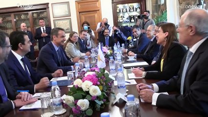 Κυριάκος Μητσοτάκης από την Κύπρο: Εκτιμώ ότι θα επανέλθουμε σε πιο ήρεμα νερά