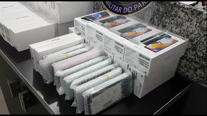 Homens são flagrados com contrabando na rodoviária