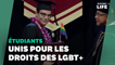 Aux États-Unis, des étudiants dénoncent la politique anti-LGBT+ de leur école