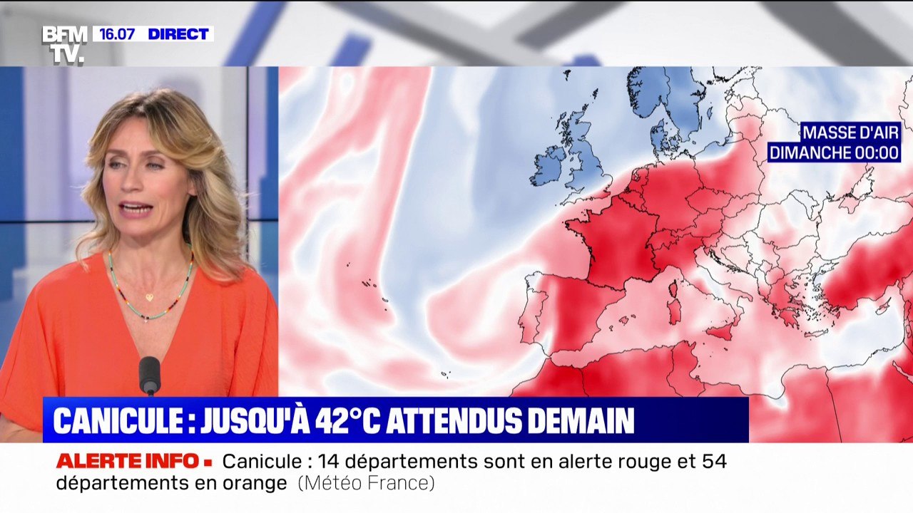 Canicule: deux nouveaux départements placés en vigilance rouge, 56 départements en vigilance orange