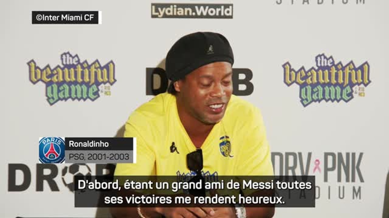 PSG - Ronaldinho : "Messi est un grand ami mais..."