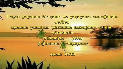 Hayat Yaşanan Bir Şans Seslendiren Klip Aynur AVCIMy Video