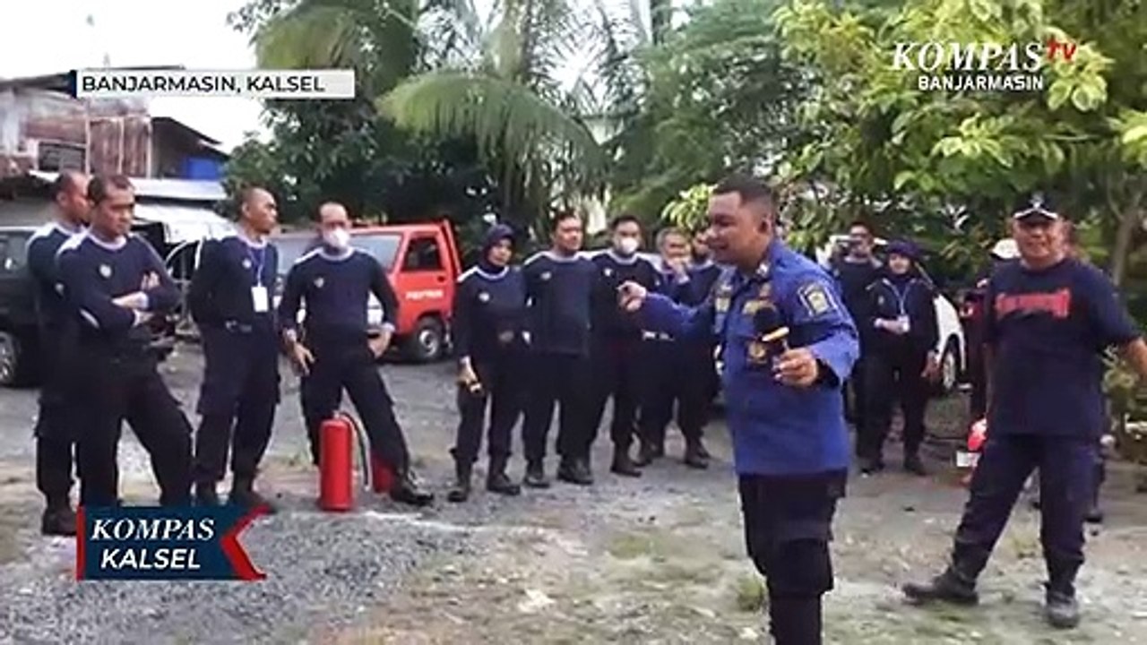 Manajemen Mitigasi Bencana, Seluruh Kalapas di Kalsel Dilatih Padamkan Api dengan APAR