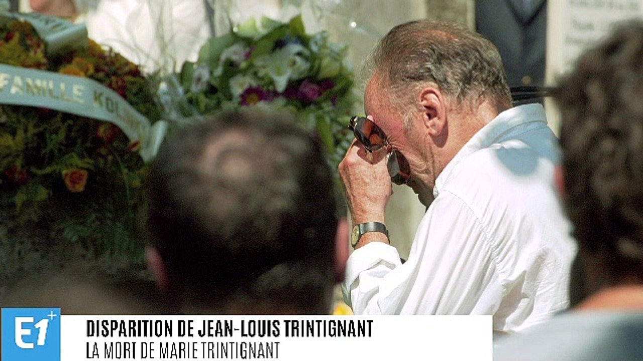 Quand Jean-Louis Trintiguant prenait la parole aux obsèques de sa fille,  Marie - Vidéo Dailymotion