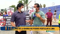 JEE imposibilita candidatura de Álvaro Paz de la Barra como alcalde de Lima 2022