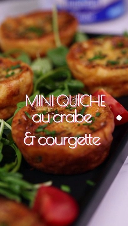 CUISINE ACTUELLE - Mini-quiches sans pâte au crabe