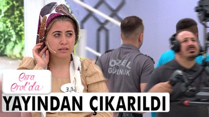Mustafa güvenlik eşliğinde stüdyodan çıkarıldı! - Esra Erol'da 17 Haziran 2022