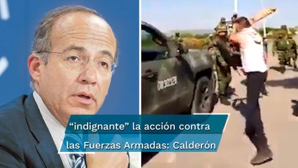Felipe Calderón lamenta orden dada a Fuerzas Armadas de "no actuar" contra criminales