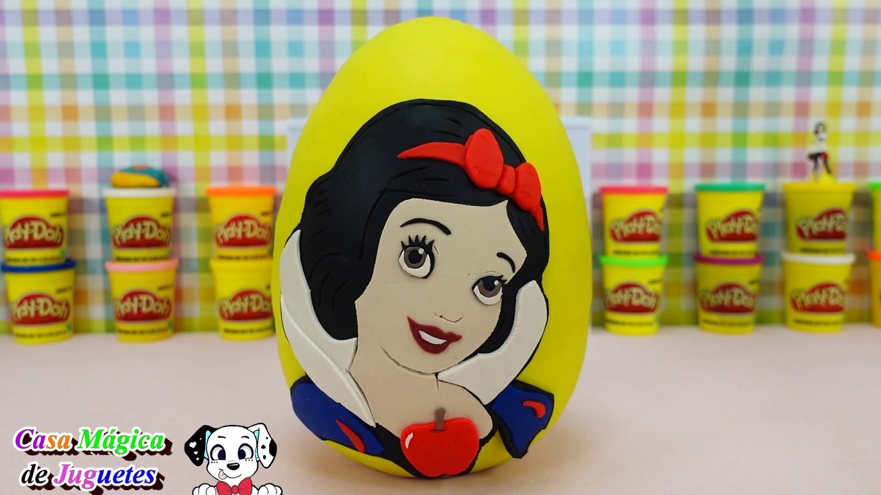 Huevo Gigante Sorpresa de Plastilina Play-doh de BLANCA NIEVES